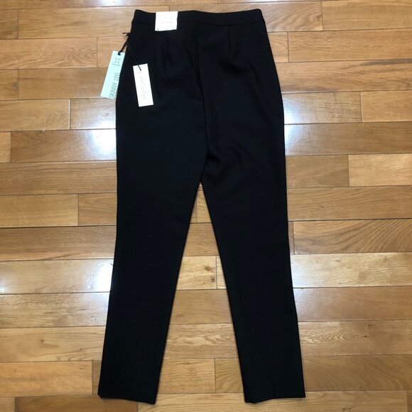 NWT Rachel Zoe 4-Way Stretch Hi Rise Slim Leg Pull On Black Pants Size 2 - Picture 2 of 5